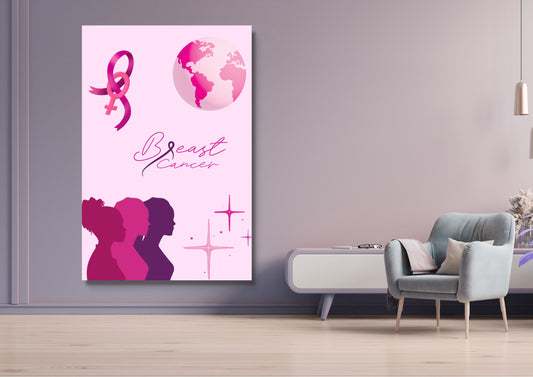 ENSEMBLES DE 8 AFFICHES NUMERIQUES COLLECTION OCTOBRE ROSE (42X59.4CM) - Creativehandgallery