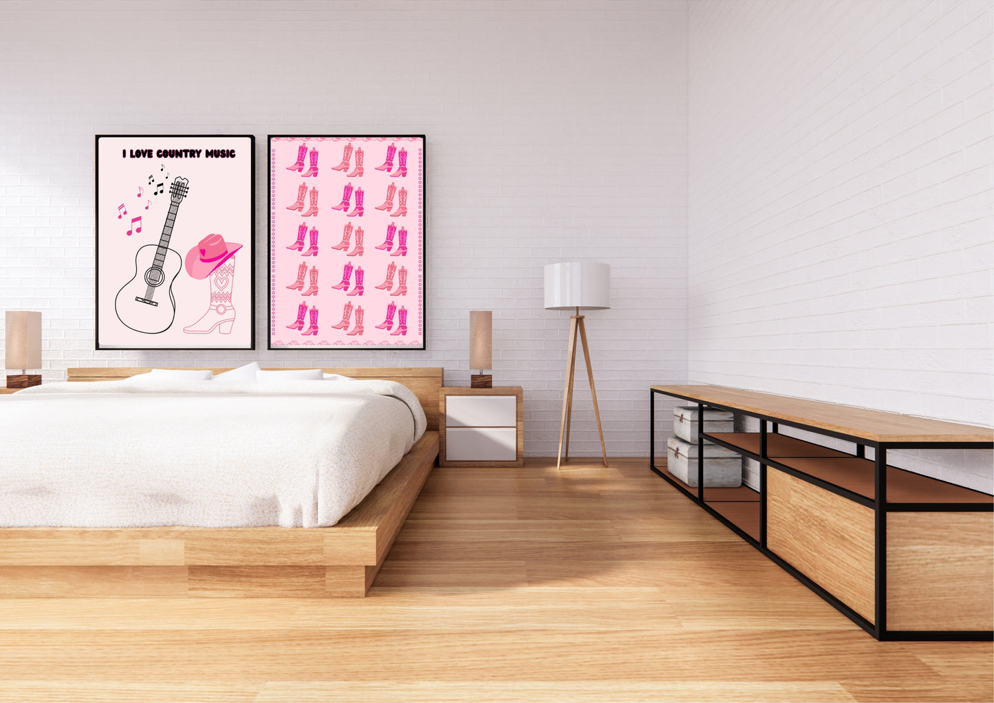 ENSEMBLES DE 9 AFFICHES NUMERIQUES COLLECTION GIRLY 2(42X59,4cm) - Creativehandgallery